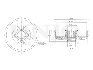 Rear brake drum photo