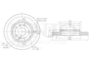 Front brake disc photo