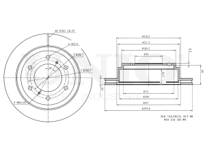 Rear brake disc photo