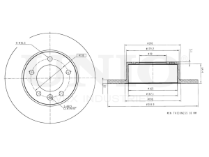 Rear brake disc photo