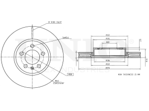 Front brake disc photo