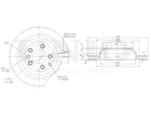 Rear brake disc photo