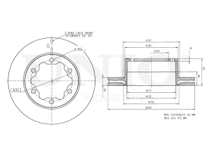 Rear brake disc photo