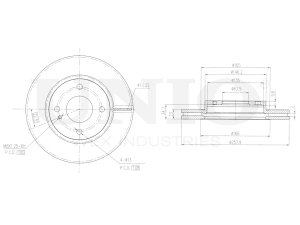Front brake disc photo
