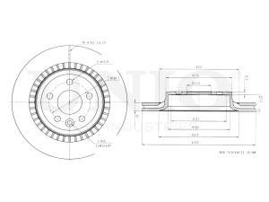 Rear brake disc photo