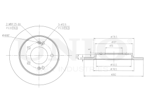 Rear brake disc photo