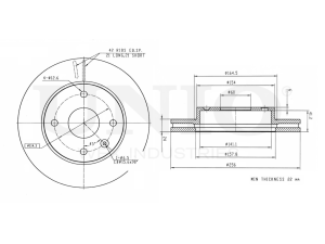 Front brake disc photo