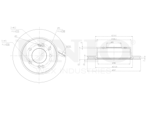 Rear brake disc photo
