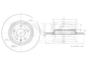 Rear brake disc photo