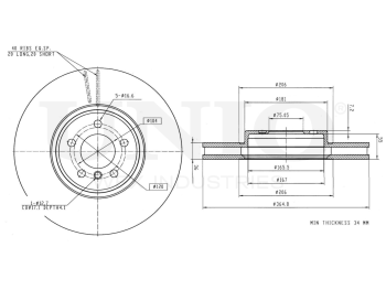 picture of Front brake disc with Geomet® coating from UNIO