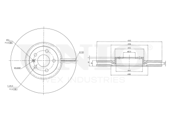 picture of Front brake disc with Geomet® coating from UNIO