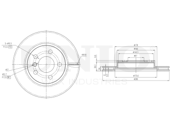 picture of Front brake disc with Geomet® coating from UNIO