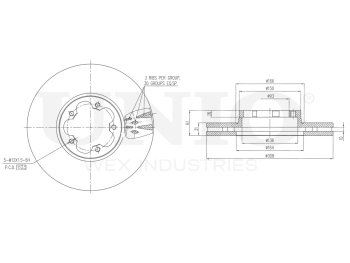 picture of Front brake disc with Geomet® coating from UNIO