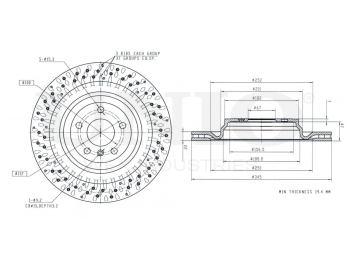 picture of Rear brake disc with Geomet® coating from UNIO