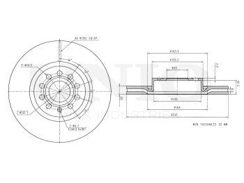 picture of Front brake disc with Geomet® coating from UNIO