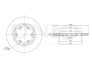picture of Rear brake disc with Geomet® coating from UNIO