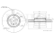 Front brake disc with Geomet® coating thumb