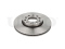 Front brake disc thumb