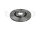 Front brake disc thumb