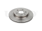 Rear brake disc thumb