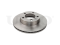 Front brake disc thumb