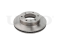 Front brake disc thumb