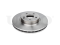 Front brake disc thumb