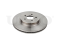 Front brake disc thumb