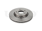 Front brake disc thumb