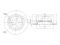 Rear brake disc with Geomet® coating thumb