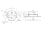 Rear brake disc with Geomet® coating thumb