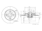Rear brake disc thumb