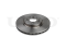 Front brake disc thumb