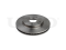 Front brake disc thumb