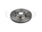 Front brake disc thumb