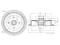 Rear brake drum thumb