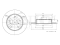 Rear brake disc thumb