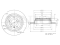 Rear brake disc thumb
