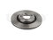 Front brake disc thumb