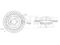 Rear brake disc thumb