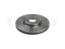 Front brake disc thumb
