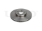 Front brake disc thumb