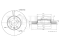 Front brake disc thumb