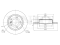 Rear brake disc thumb