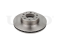 Front brake disc thumb