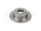 Rear brake disc thumb