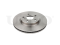 Front brake disc thumb