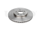 Front brake disc thumb