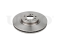 Front brake disc thumb