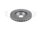 Front brake disc with Geomet® coating thumb